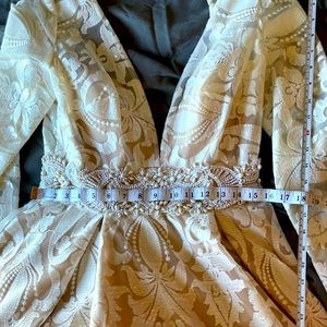 Additional photos for MacDuggal Burnout dress.